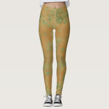 Gold & Rose Blumen & Kariert
