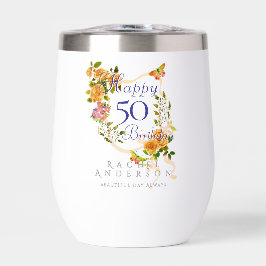 Gold Rose Ribbon Geburtstag