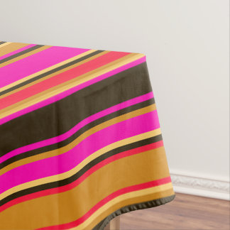 Gold, Rot und Magenta Tischdecke