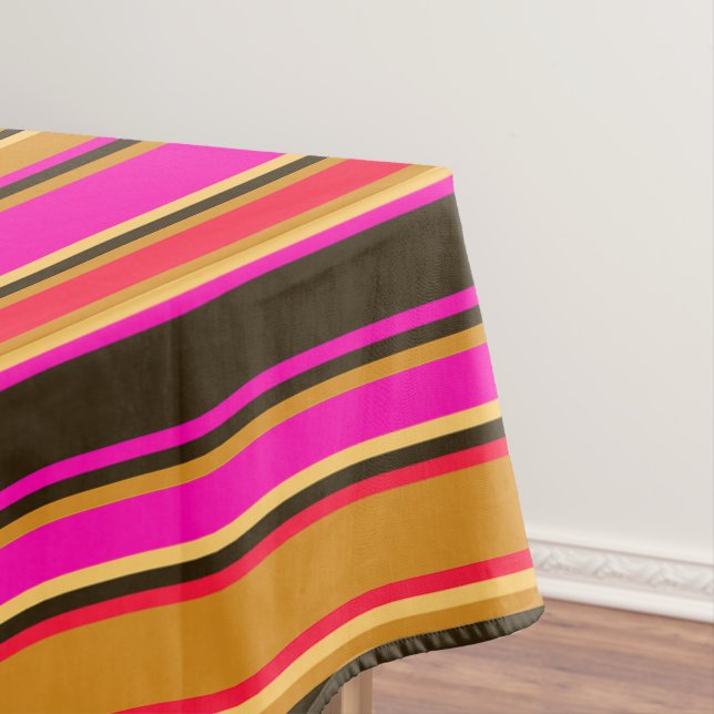Gold, Rot und Magenta Tischdecke (Beispiel)