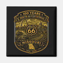 Gold Route 66 Missouri Jubiläum 100 Jahre