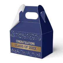 Gold Royal Blue Graduate Class Year Custom