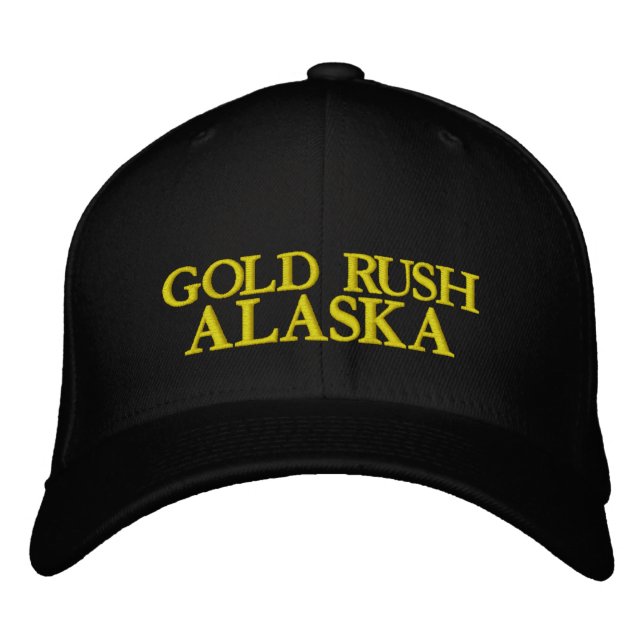 GOLD RUSH, ALASKA BESTICKTE KAPPE (Vorderseite)