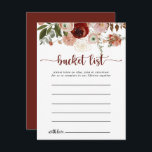 Gold Rustikale, farbenfrohe, blumengeschmückte Eim Postkarte<br><div class="desc">Diese rustikalen, farbenfrohen, blumengeschmückten Eimerkarten sind der ideale Begleiter für einen einfachen Hochzeitsempfang oder ein einfaches Brautparty. Die Blume sind handbemalt, Marsala, Rosa, Rosa, Rot, Bordeaux und Gold mit grünen Blätter, die in wunderschönen Kränzen angeordnet sind. Ändern Sie den Wortlaut in Anzug jedes Lebensereignisses. Das Schild der Schaufelliste wird separat...</div>