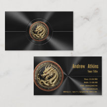 Gold Sacred Eastern Dragon Medallion on Red Velvet