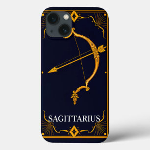Gold Sagittarius Zodiac Symbol Case-Mate iPhone Hülle