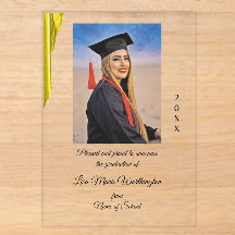 Gold Satin Abitur-Ankündigung
