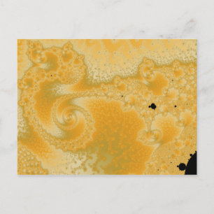 Gold Schmelz Postkarte
