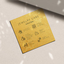 Gold Schmuck Care Instruktionen Business Vielen Da
