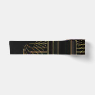 Gold, Schwarz, elegant, cool, einzigartig trendige Satinband