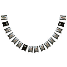 Gold & Schwarz Punkte Hochzeit personalisiert