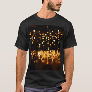 Gold Schwarzes Glitter: Abstrakter unscharfer Hint T-Shirt