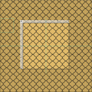 Gold, Schwarzes, Marokkaner, quatrefoil, das Stoff