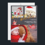 Gold Script Chalkboard Weihnachtself Foto Feiertagskarte<br><div class="desc">3 Foto individuell anpassbare Karte, Watercolor Original Spaß Kunst mit lustigen Elfen, Teacup und Ornamente Karte erstellt für Sie. Feiern Sie mit dieser lustigen Watercolor-Karte die Sommersaison und verteilen Sie Freude und Wärme. Chalkboard Hintergrund und Gold Script "Happy Holidays". Goldfolienherzen auf der Rückseite der Karte. Personalisieren Sie es mit Ihrem...</div>
