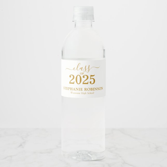 Gold Script-Klasse der Graduation Party 2025 (Vorderseite)