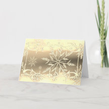 Gold sehen Schneeflocken-Frost aus