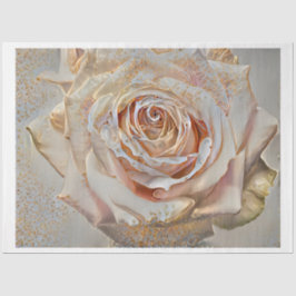 Gold Seide Einfache Rose Kunst, Dichtung und Musik Seidenpapier