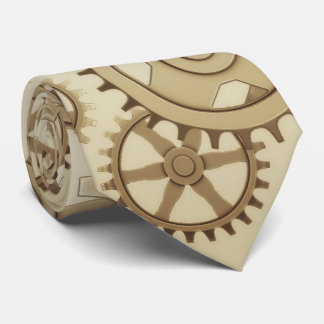 Gold, Sepia-Steampunk-Cosplay, Uhrgestänge Krawatte