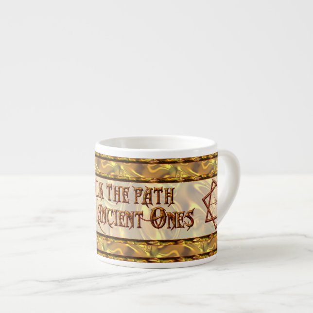 Gold Septagram Espressotasse (Vorderseite Rechts)