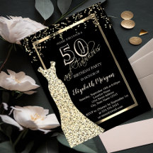 Gold Sequins Dress 50. Geburtstag