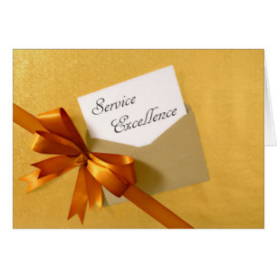 Gold Series - Carte d'excellence de service