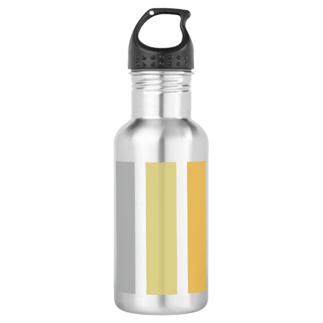 Gold Silver Bronze Metal Hues Edelstahlflasche (Vorderseite)