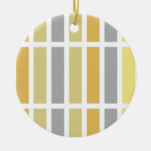 Gold Silver Bronze Metal Hues Keramik Ornament