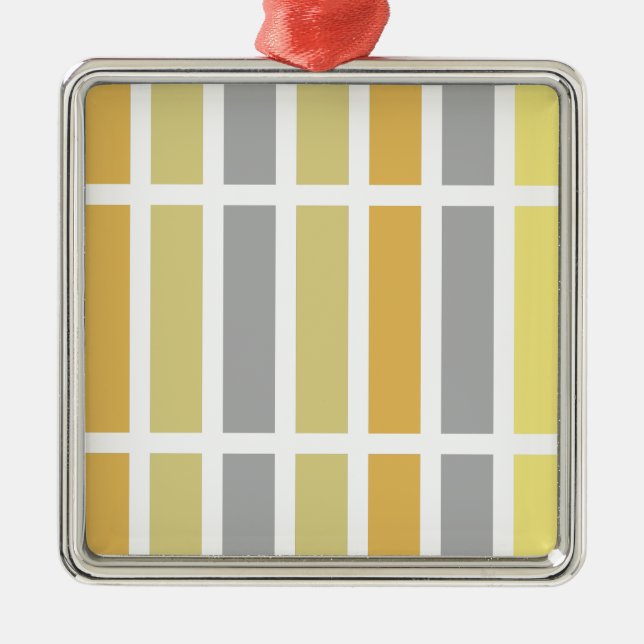 Gold Silver Bronze Metal Hues Ornament Aus Metall (Vorne)