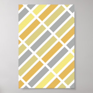 Gold Silver Bronze Metal Hues Poster