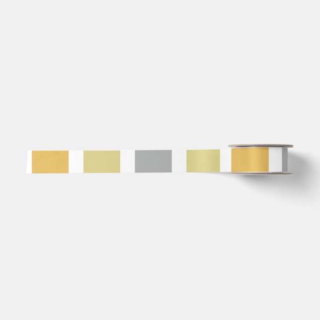 Gold Silver Bronze Metal Hues Satinband (Vorderseite)