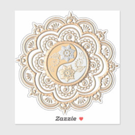 Gold & Silver Mandala Aufkleber
