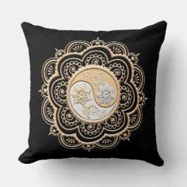 Gold & Silver Mandala Kissen