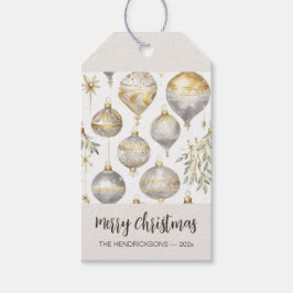 Gold Silver Weihnachtsschmuck Geschenkanhänger