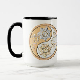 Gold & Silver Yin Yang  Tasse