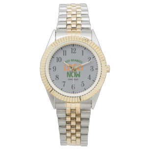 GOLD SILVERY ASH FASHIONABLE ARMBANDUHR