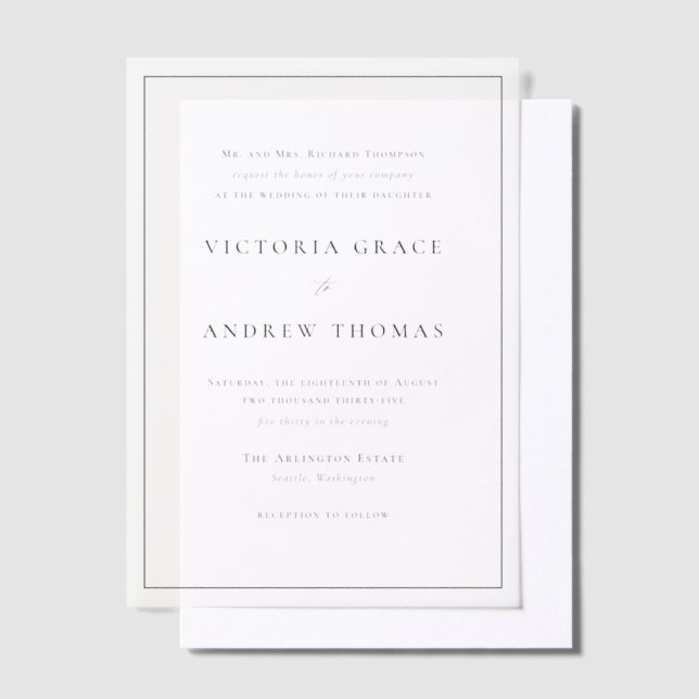 Gold Simple Typografy Formal Wedding (Versetzt)