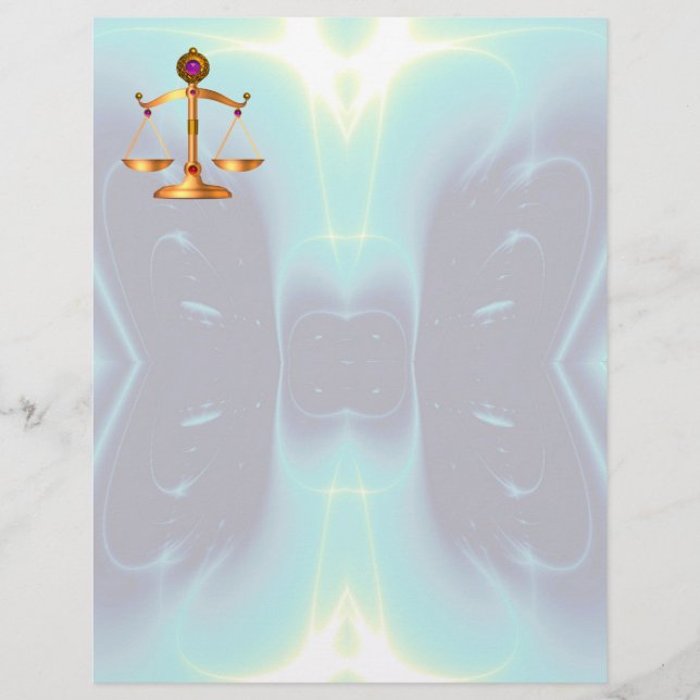 GOLD-SKALEN MIT GEM STONES, Justiz-Symbol (Vorderseite)