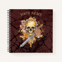 Gold Skull-Notebook