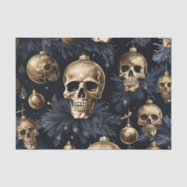 Gold Skull Tissue Paper Seidenpapier
