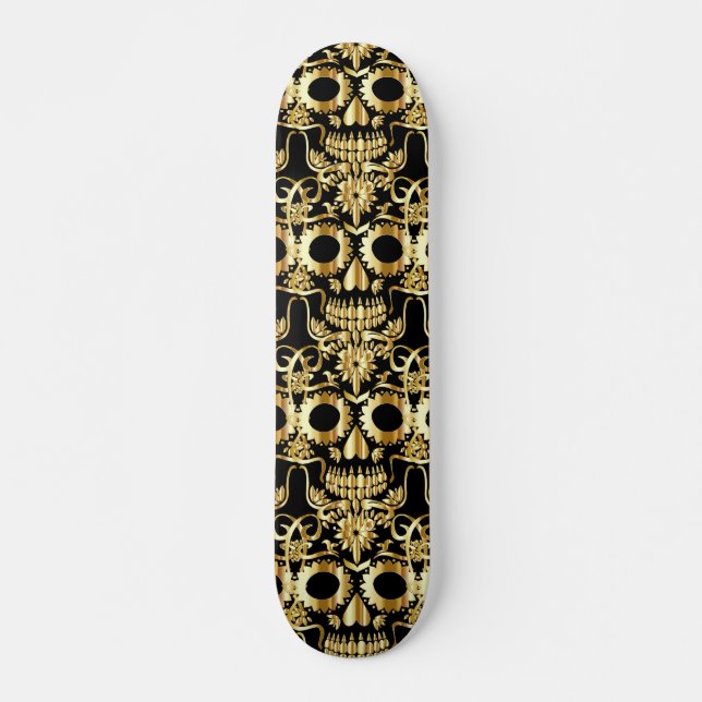 GOLD SKULLS SKATEBOARDS (Vorne)
