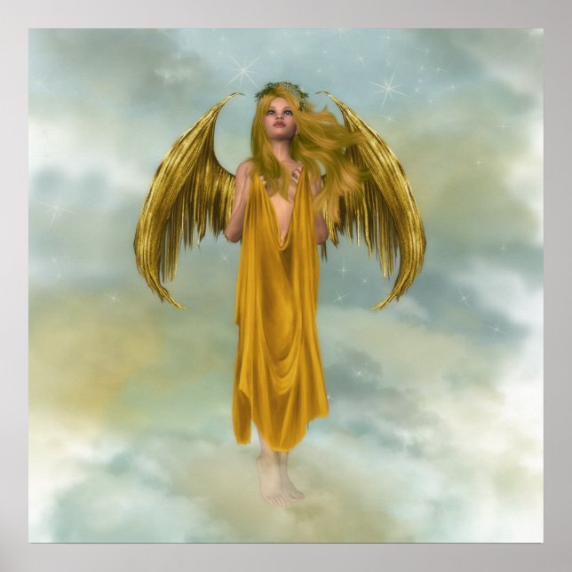 Gold Sky Angel Poster (Vorne)