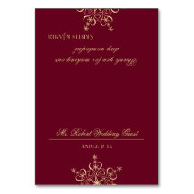 Gold Snowflake DIY Sitzplätze