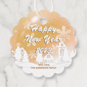 Gold Snowflakes Weihnachten Weihnachten Frohes Neu Geschenkanhänger