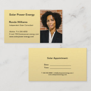 Gold Soft Metallic Shine Business Card Visitenkarte