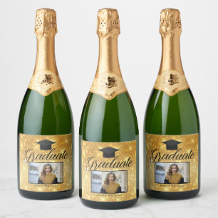 Gold Sparkle Abschluss Foto Chic Custom Party