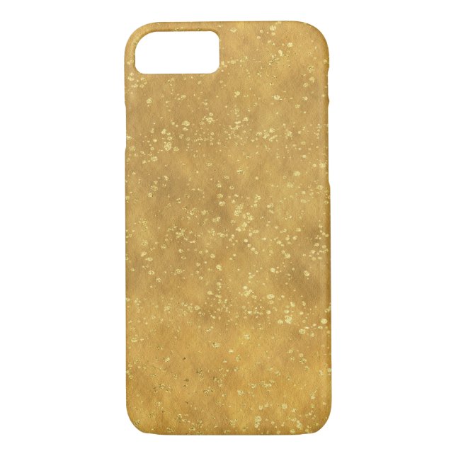 Gold Sparkle Confetti Case-Mate iPhone Hülle (Rückseite)
