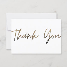 Gold Sparkle Dankeschön Karte