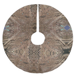 Gold Sparkle Star Polyester Weihnachtsbaumdecke