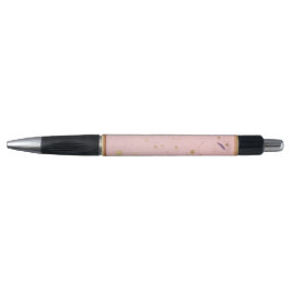 Gold Speckled Dusky Pink Kugelschreiber