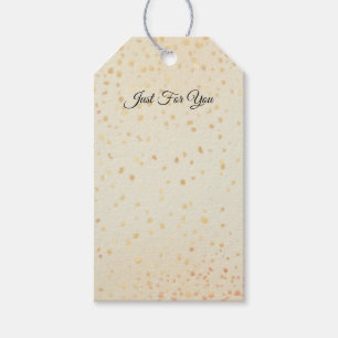 Gold Speckled Tags Geschenkanhänger